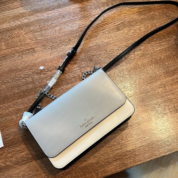 NWT Kate Spade Bag!  Beige and grey bag with tags. - Picture 5 of 7
